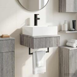 vidaXL Basin de spalare montat pe perete Sonoma gri 40 x 41 x 39 cm GartenMobel Dekor (890204)