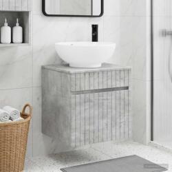 vidaXL Chiuveta de baie suspendata Gri Beton 49 x 44, 5 x 66, 5 cm GartenMobel Dekor (890605)