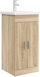 vidaXL Mobila de baie cu chiuveta Stejar Sonoma 42 x 40 x 84, 5 cm GartenMobel Dekor (890674)