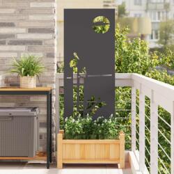vidaXL Ecran de intimitate pentru gradina Traforaj Negru 50 x 140 cm GartenMobel Dekor (876315)