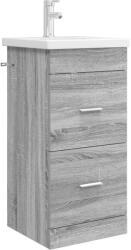 vidaXL Mobila de baie cu chiuveta Sonoma gri 42 x 40 x 84, 5 cm GartenMobel Dekor (890701)