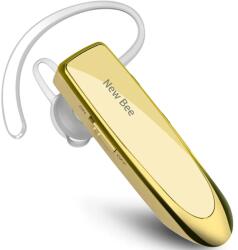 New Bee Casca Bluetooth New Bee B41, Baterie 24 ore, Multipoint, Universală, Culoare Auriu (8473926291036)