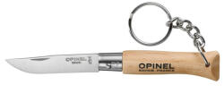 Opinel Tradition No. 04 Inox Bükkfa kulcstartó zsebkés (000081)