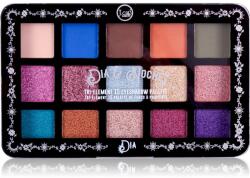 J.Cat Beauty’ Dia & Noche палитра сенки за очи цвят 101 Dia 16 гр