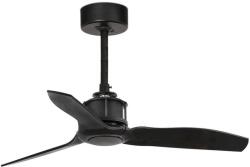 Faro Barcelona FARO 33424WT - Ventilator de tavan JUST FAN S, diametru 81 cm, negru, Wi-Fi Tuya + telecomandă (FA33424WT)