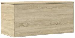 vidaXL sonoma tölgy színű szerelt fa tárolóláda 100x42x46 cm 840662 (840662)