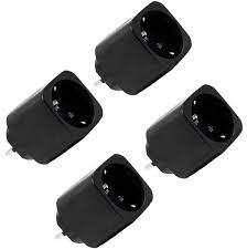 Shelly plug m gen3 black (pachet 4 prize)- priza inteligenta wi-fi si bluetooth, monitorizare energie, procesor shelly chip (3800238074203)