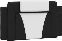 vidaXL fekete és fehér műbőr fejtámla párna 100 cm 1.15 kg 374779 (3207726)