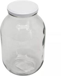 Gastro befőttesüveg 2 l, fehér csavaros fedél