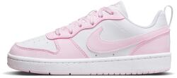 Nike Nike, Court Borough műbőr sneaker, Fehér, Rózsaszín, 40 EU (DV5456-105-7Y)