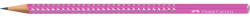 Faber-Castell Grafitceruza B, háromszögletű SPARKLE Aurora Faber-Castell fukszia test (FC118291) - web24