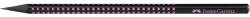 Faber-Castell Grafitceruza B, háromszögletű SPARKLE Midnight Faber-Castell fekete-rózsaszín test (FC118258) - web24