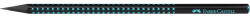Faber-Castell Grafitceruza B, háromszögletű SPARKLE Midnight Faber-Castell fekete-óceánkék test (FC118268) - web24