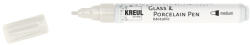 Kreul Glass & Porcelain Pen Metallic medium PEARLYWHITE (SKP249)