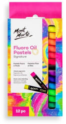 Mont Marte Pastel ulei fluoro Mont Marte 12 buc/set (SKR514)