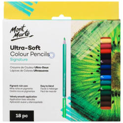 Mont Marte Creioane colorate ultra soft Mont Marte 18 buc/set (SKR519)