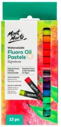 Mont Marte Pastel ulei solubil fluoro Mont Marte 12 buc/set (SKR515)