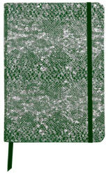 Clairefontaine Notebook coperta moale piele, A5, 144 pagini, Celeste GREENLASER+SILVER (CAI248)