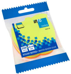 Info Notes Cub notite adezive 70 x 70 mm forma 200 file Info Notes MAR (2623)