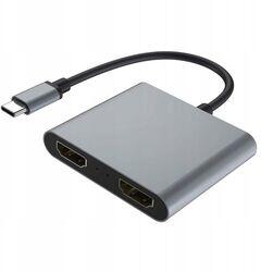 Adapter USB-C la 2xHDMI Unitek V1404B 4K 60Hz (v1404b)