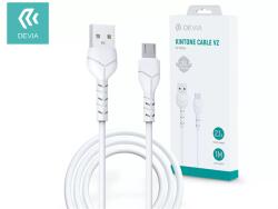 DEVIA ST351129 Kintone V2 Series 1m 2.1A microUSB - USB-A кабел за данни и зареждане (ST351129)