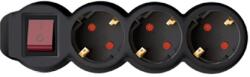 Somogyi Elektronic Начало от Somogyi NV 3K/BK с 3 РАЗКЛЮЧИТЕЛИ, 1, 5 МЕТРА ЧЕРНО (NV 3K/BK)