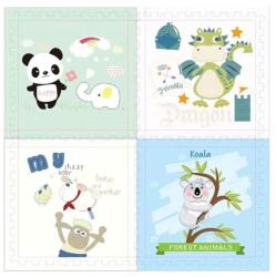 Raya Toys Covoraș puzzle pentru copii Raya Toys - Animale, 60 x 60 cm, 4 piese (502124304)