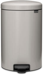 Brabantia Cos de gunoi cu pedala Brabantia NewIcon 1010441, 20 l, Inchidere lenta, Baza antiderapanta, Gri deschis (1010441) Cos de gunoi