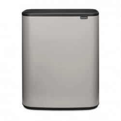 Brabantia Cos de gunoi Brabantia Bo Touch 1010456, 2x30 l, Deschidere lina si silentioasa, Gri (1010456) Cos de gunoi