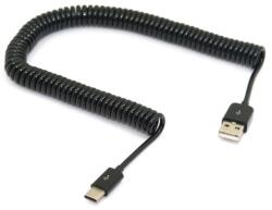 Gigapack Cablu de date (USB 3.1 - Tip-C, 200-300cm, cablu spiralat) NEGRU GP-60571 (GP-60571)