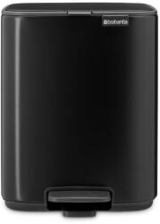 Brabantia Cos de gunoi Brabantia Bo Pedal 1010137, 7 l, Inchidere lenta, Baza cauciucata, Negru mat (1010137) Cos de gunoi