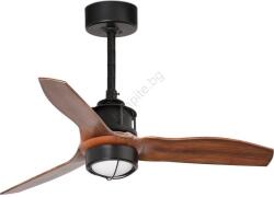 Faro Barcelona Faro 33425wt1n- led вентилатор с димиране just fan s 16w/230v Ø 81 см кафяв/черен wt + дистанционно управление (fa33425wt1n)