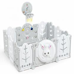 Moni Garden Gard pliabil pentru joacă Moni Garden - The White Rabbit, 160 x 115 cm (112826)