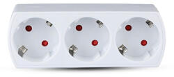 V-TAC Adaptor cu 3 prize 16A, 3680W maxim, V-TAC SKU-8789 (SKU-8789)
