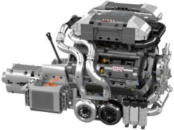 LEAN Toys Építőelemek Autómotor V8-as sebességváltó 2024 el (5907990201873)