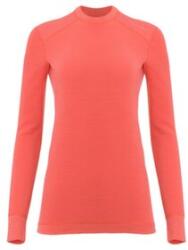 Aclima StreamWool Crew Neck Women Tricou cu mânecă lungă Spiced Coral L