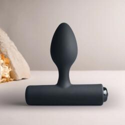 Rocks-Off Vibrator Anal NOVA Solaris16 Moduri Vibratii, Silicon, USB Magnetic, Negru, 10 cm