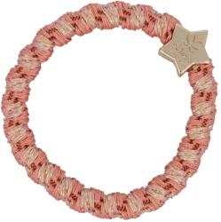 By Eloise London Woven Gold Star Hajgumi nőknek színes Coral Pink