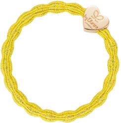 By Eloise London Metallic Gold Heart Hajgumi nőknek színes Sunshine Yellow