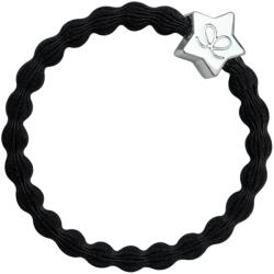 By Eloise London Silver Diamanté Star Black