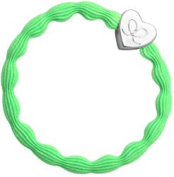 By Eloise London Silver Heart színes Neon Lime Green