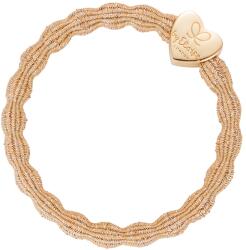 By Eloise London Metallic Gold Heart Hajgumi nőknek színes Gold