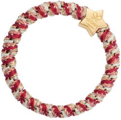 By Eloise London Woven Gold Star Hajgumi nőknek színes Candy Cane