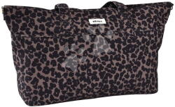 BÉABA Pelenkázótáska babakocsihoz Madrid Changing Bag XXL Leopard Beaba pelenkázó alátéttel és pántokkal babakocsihoz leopard motívummal (BE940351)