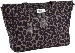BÉABA Pelenkázótáska babakocsihoz Madrid Changing Bag Leopard Beaba pelenkázó alátéttel és pántokkal babakocsihoz leopárd minta (BE940347)