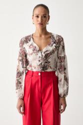 GUESS bluză cu volane pentru femei Emy 9BY2-BDDZZ1_01X (W6YH30.W2951)