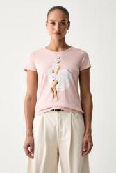 Guess tricou pentru femei din bumbac MARILYN MONROE PPY2-TSD17H_30X (W6YI66.K6715)