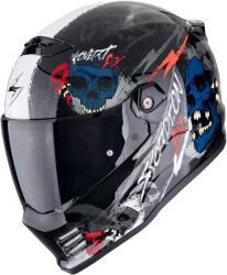 Scorpion Casca integrala de motocicleta Scorpion COVERT FX SKULLZ negru-gri-rosu (SCRP186-502-339) - motozem - 1 423,30 RON