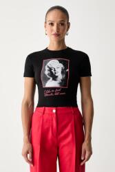 Guess crop top pentru femei cu vâscoză MARILYN MONROE PPY2-TSD17G_99X (W6YI64.K6710)