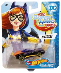 Mattel Hot Wheels DC Super Hero Girls Batgirl karakter kisautó 1: 64 (DXN50) (DXN50)